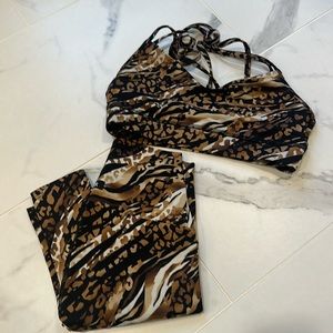 Never Worn! Kdeer legging & bra